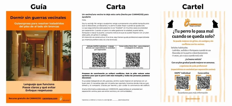 Guía carta y cartel Pack Vecino